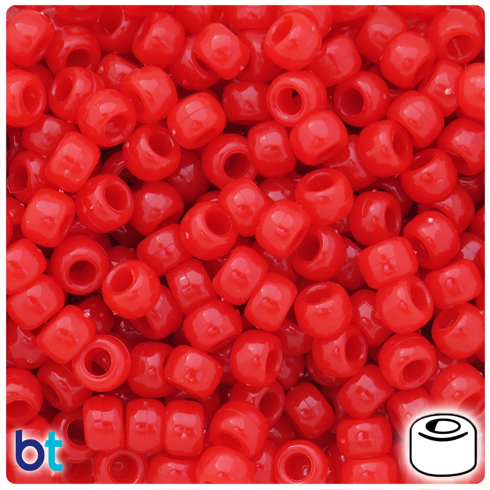BeadTin Cuentas De Caballo De Barril Opacas Azul Marino De 0.354 In (500 Unidades