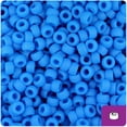 thumbnail image 1 of BeadTin True Blue Matte 6.5mm Mini Barrel Pony Beads (1000pcs), 1 of 2