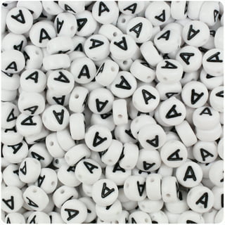 Pewter Letter Beads L 4.5mm Small Silver Pewter Alphabet Beads » 4.5mm  Square Pewter Alphabet Beads