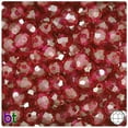 thumbnail image 1 of BeadTin Wine Transparent 8mm Faceted Round Plastic Beads (450pcs), 1 of 1