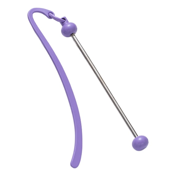 Beadable Bookmarks Hairpin Hook Book with Long Pendant Reading Gift for Book Lover Reader Writer Teacher