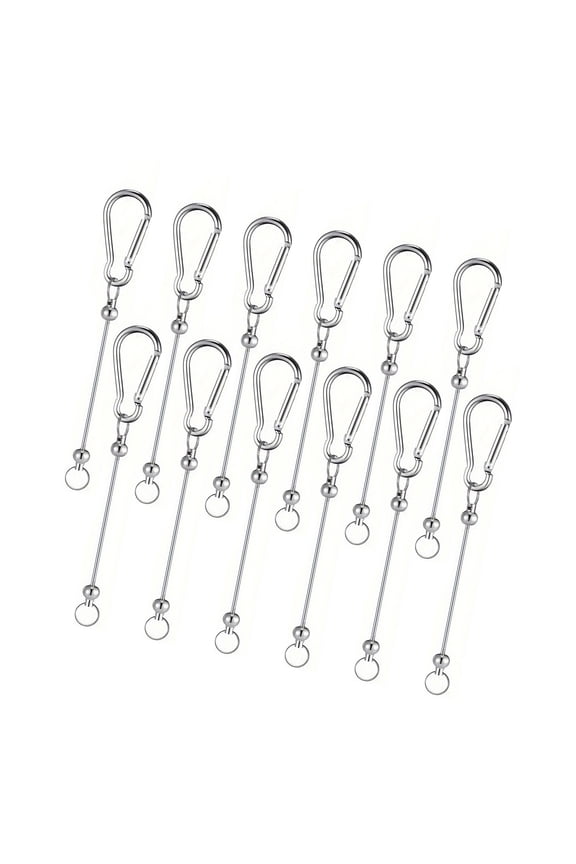 Beadable Keychain Rod Keychain Making Supplies Beaded Keychain Blanks Keychain Rod Bulk for DIYS Crafts Jewelry Making