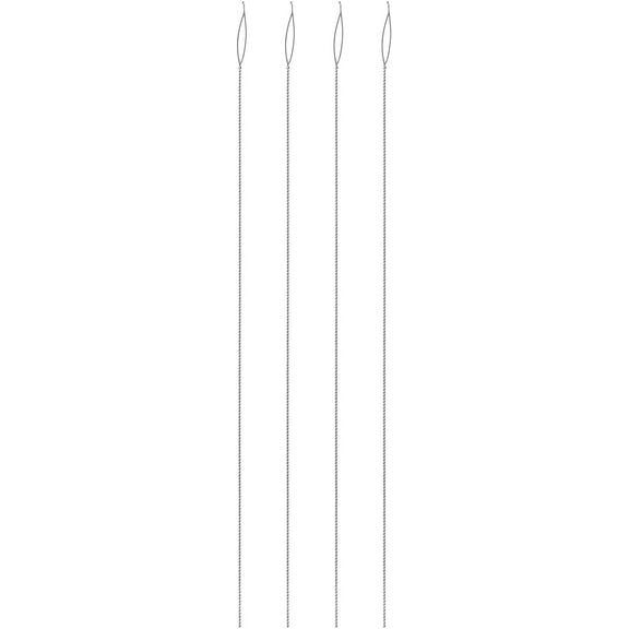 Beadalon Collapsible Eye Needles 5-Inch Heavy 4 Pack