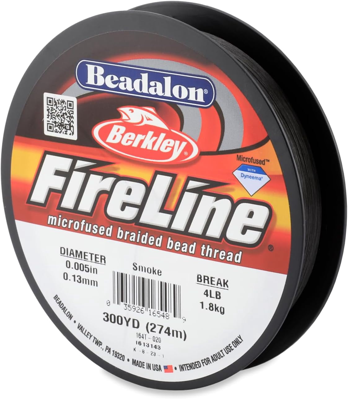 Safe Break Thread Beadalon FireLine Beading Thread by Berkley, 0.005
