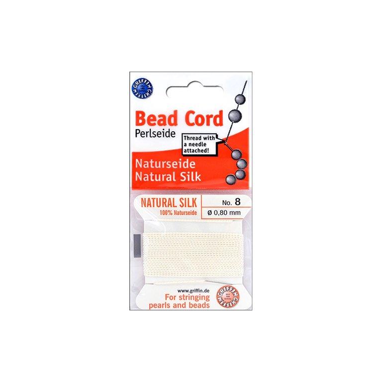 Beadalon - 100% Silk Bead Cord - Card