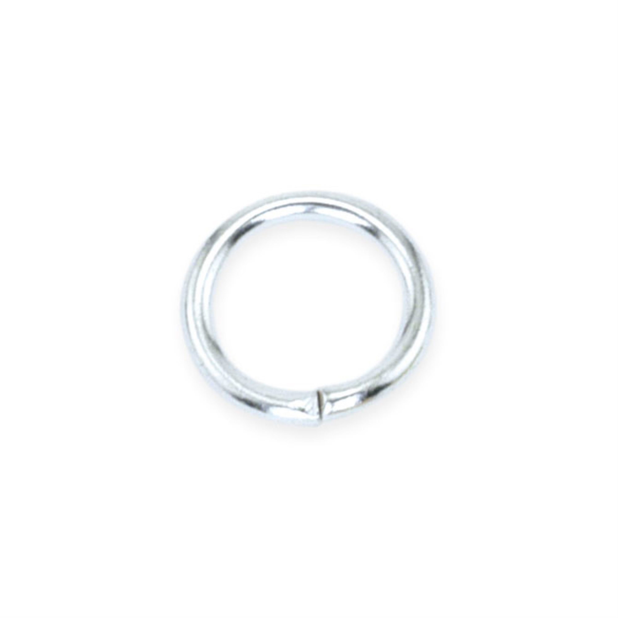 Beadalon Jump Rings, Round, Silver-Plated, 6mm, 50/Pkg. - image 1 of 1