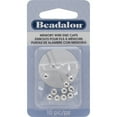 thumbnail image 1 of Beadalon Memory Wire End Caps, 5 mm / .197 in, Round, Silver Plated, 10 pc Pack of 10 Round/5mm, 1 of 5