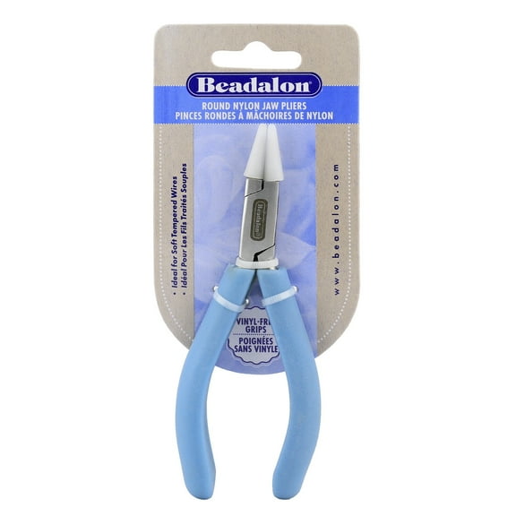 Beadalon Nylon Jaw Pliers Round-Pacific Blue