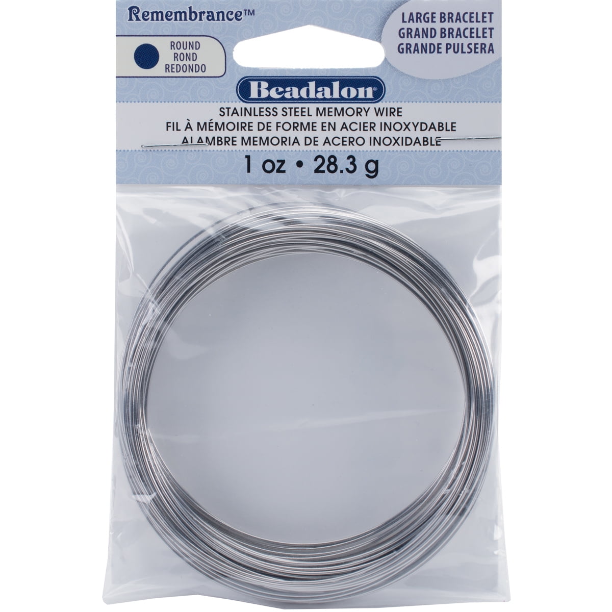 Beadalon® Remembrance™ Large Stainless Steel Memory Wire Bracelets