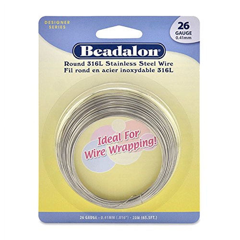 Beadalon ColourCraft Filo per Gioielli, Calibro 26 (0,40 mm