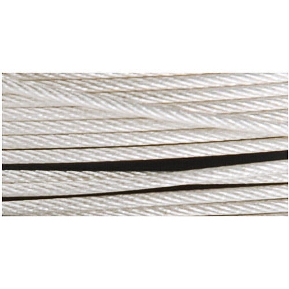 Stringing Wire 49-Strand .024"X10'-Silver-Plated, Pk 1, Beadalon