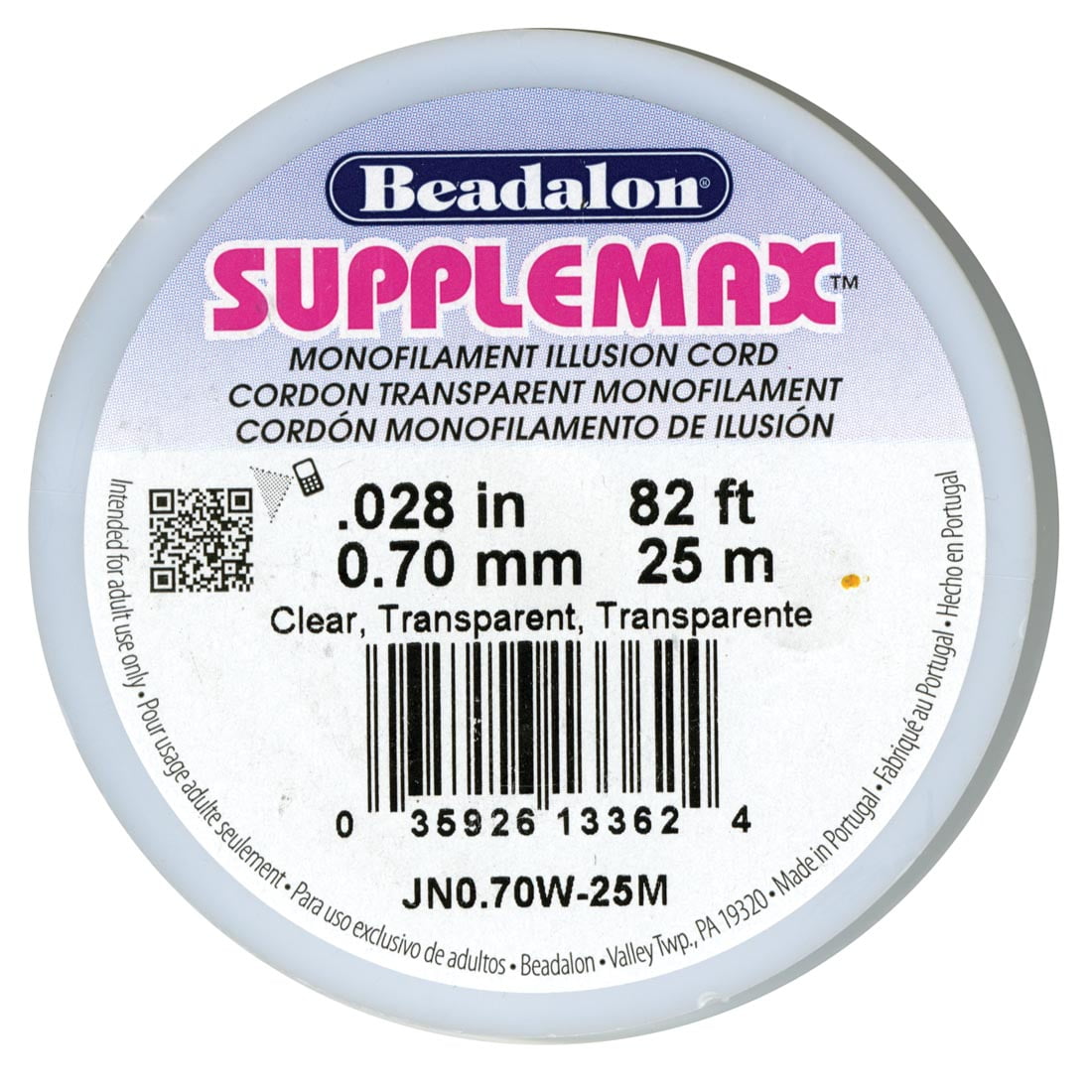 Beadalon SuppleMax Monofilament Illusion Cord - Walmart.com