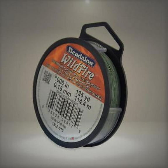 Beadalon WildFire Beading Thread - Green, 0.006", 125 yds