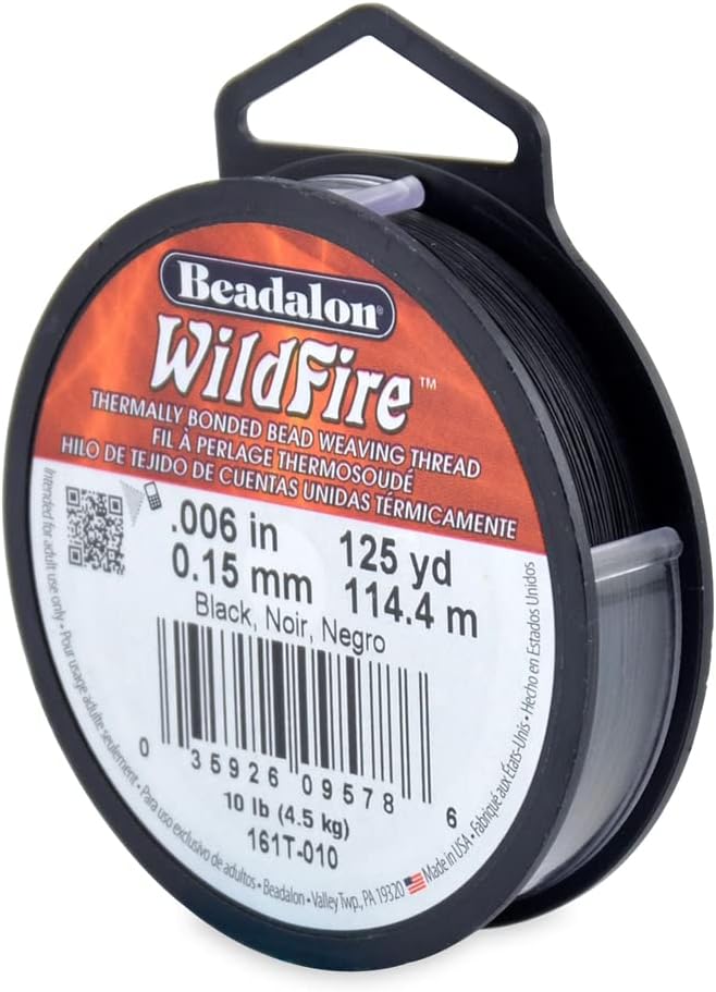 Beadalon Wildfire Bead Weaving Thread Strong Thin Beading & Jewelry