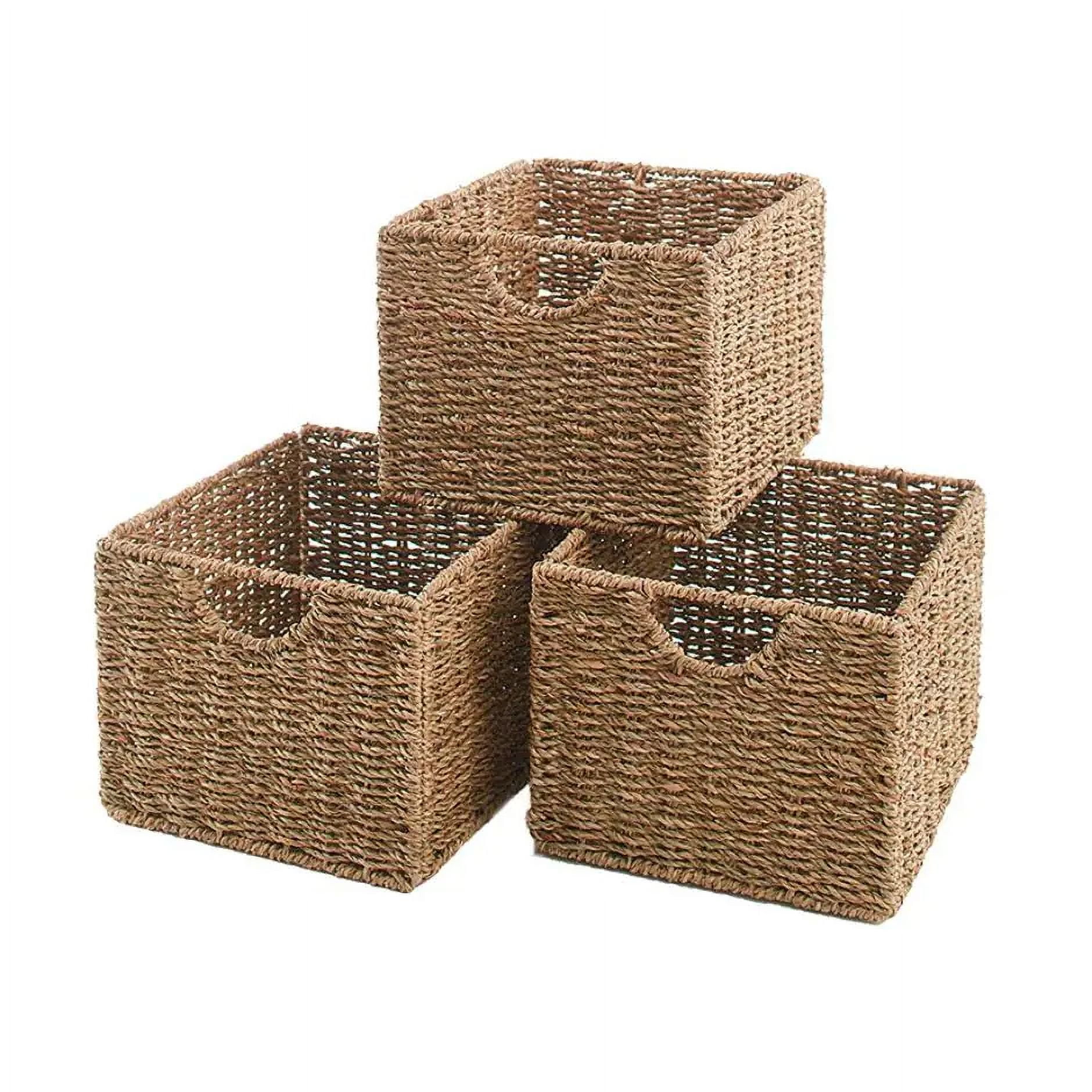 Beadboard Wooden Storage or BasketsSet of 3 Baskets