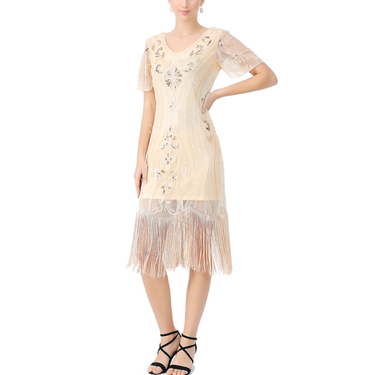 knee length dresses for ladies Emerald Deco Printed Satin Midi Dress main image 0
