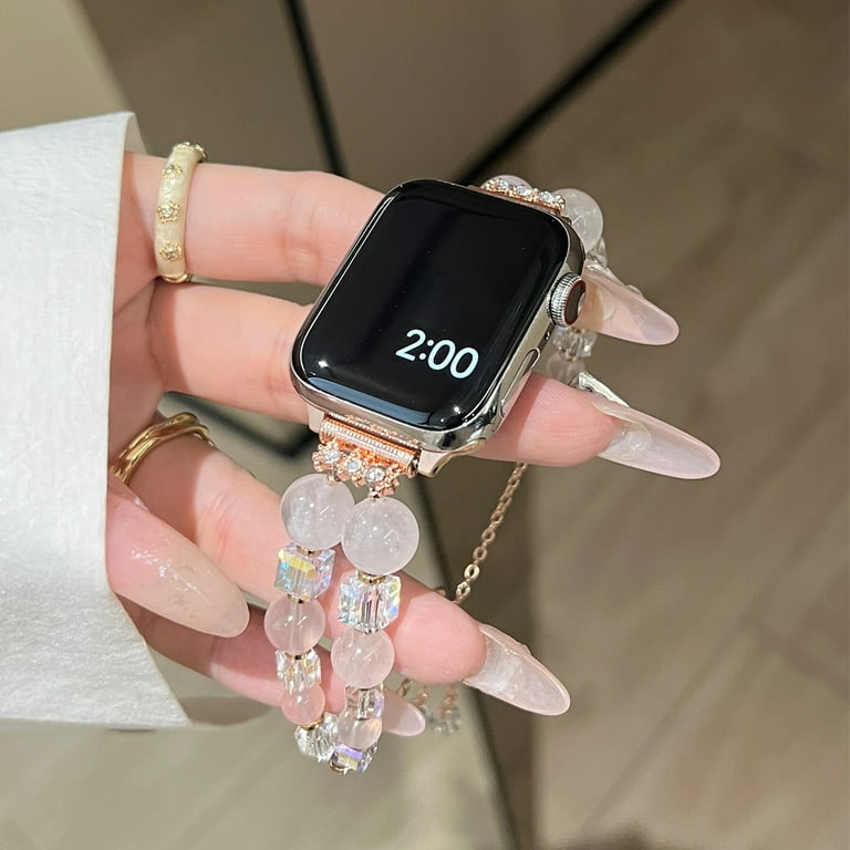 Beaded Boho Bracelet Compatible for Apple Watch Band 40mm/38mm