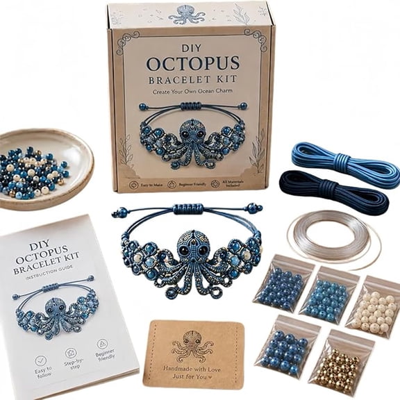 Beaded Bracelet Making Kit, DIY Beaded Bracelet Animal Making Kit, Jewelry Making Kit for Beginner & Craft Lovers