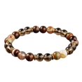 thumbnail image 1 of Beaded Bracelets for Men Women, Natural Stone Crystal Beads Bracelet - Natural Gemstone Stretch Beaded Jewelry with 8mm Round Beads - For Daily Unisex Wear & Gift Giving, 1 of 4