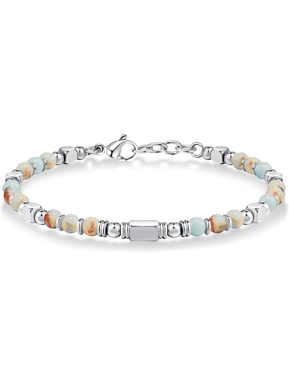 Beaded Bracelets for Women - Silver and Gold Boho Bracelets, Trendy Jewelry Gifts for Lover, Mom, FrienSoleilie