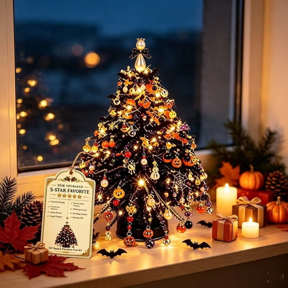 Beaded Christmas Tree Craft Kit, Christmas Ornaments, Beaded Christmas Tree for Tabletop Decor