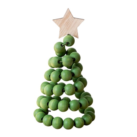 Beaded Christmas Tree Decoration Handmade Miniature Christmas Tree Desktop Ornament For Holiday Party Centerpieces