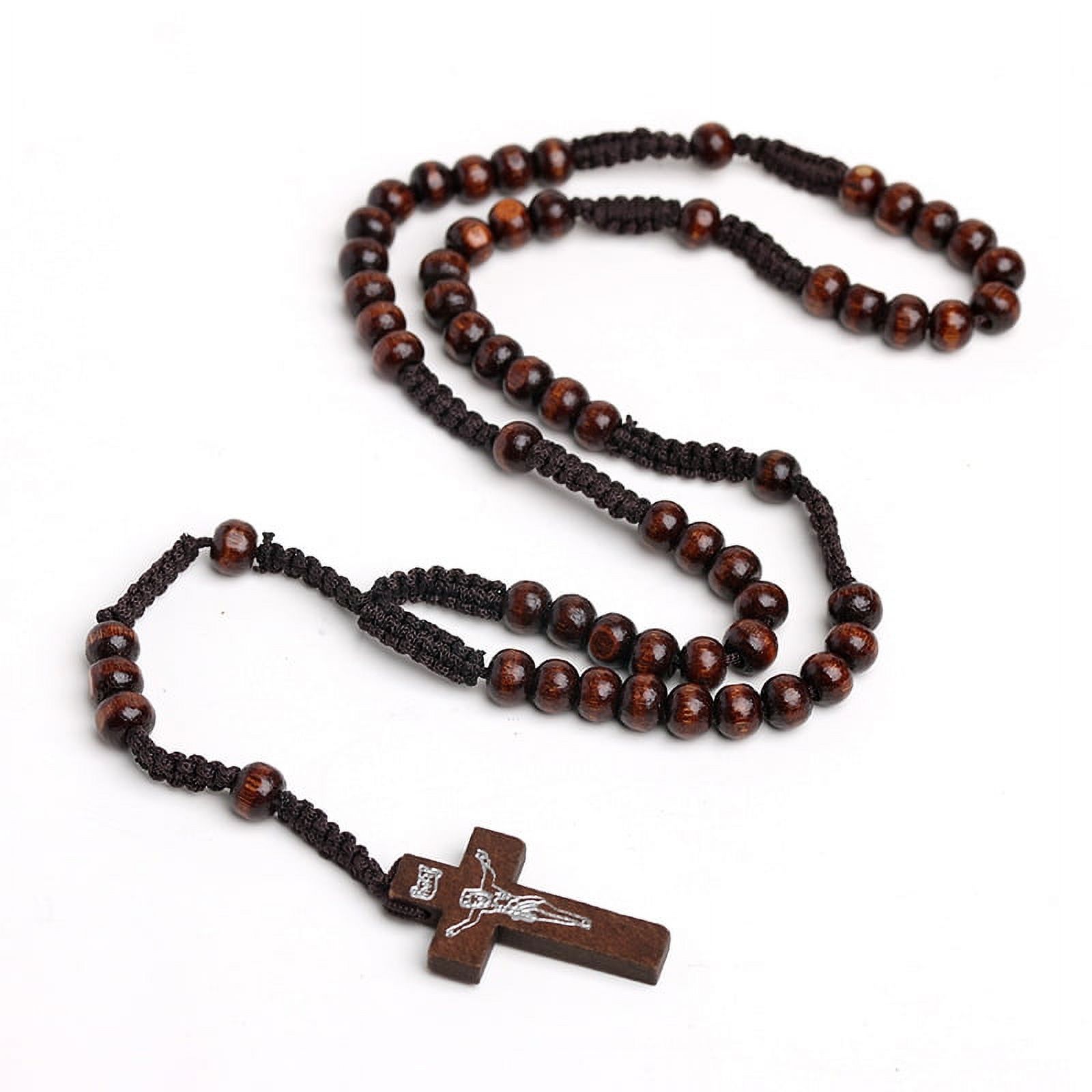 Beaded Cross Necklace Chain Necklace Choker Necklace Woven Chains