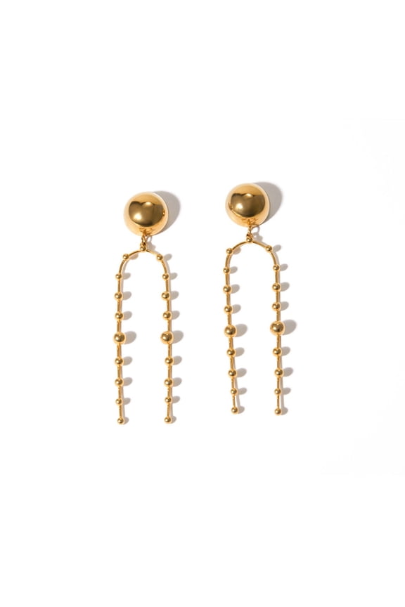 Beaded Dewdrop Earrings