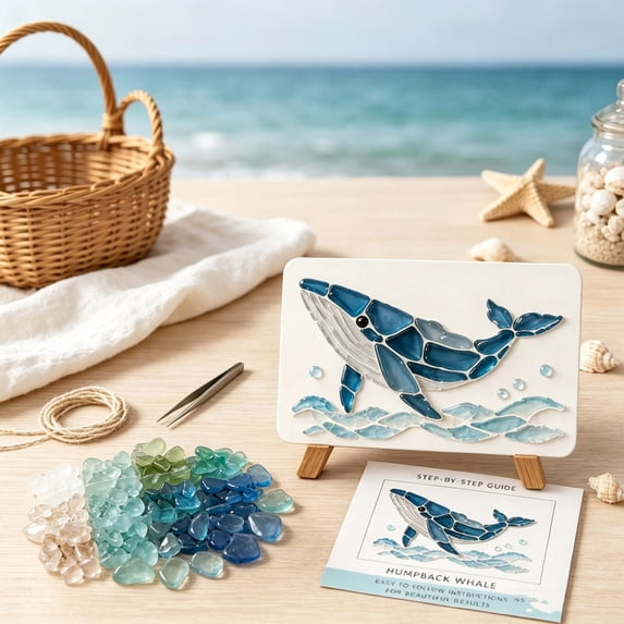 Beaded Diamond Art Canvas Set, Full Rhinestone Sea Theme DIY Painting ...