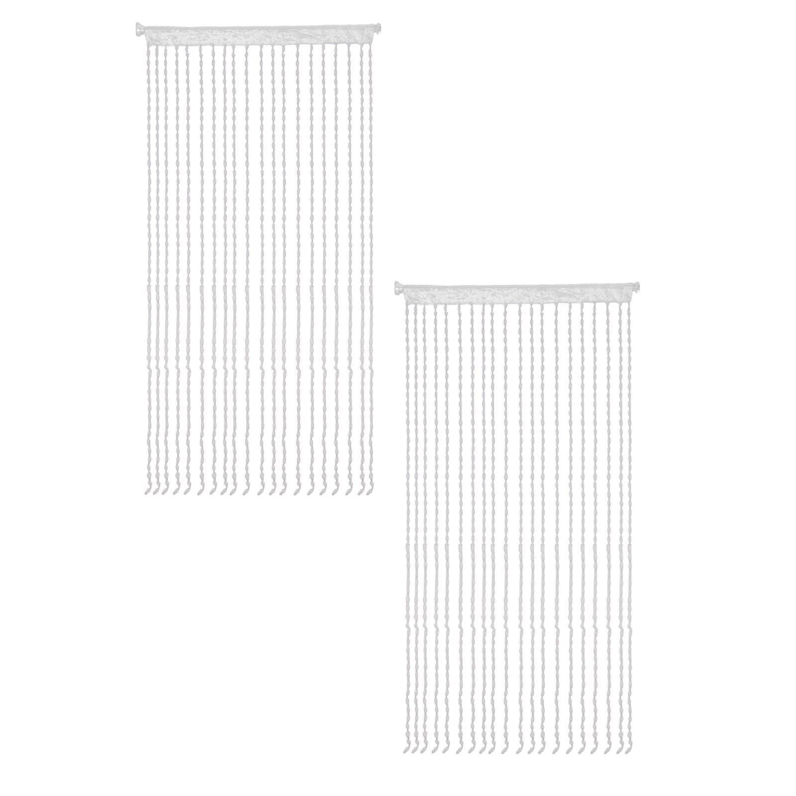 Beaded Door Curtain Cozival Beaded Door Curtain Partition - 100X200Cm Bohemian String Curtain for Patio, Room Divider & Window Decor, White Tassel Accent for Home & Events, Bohemian Room Divider
