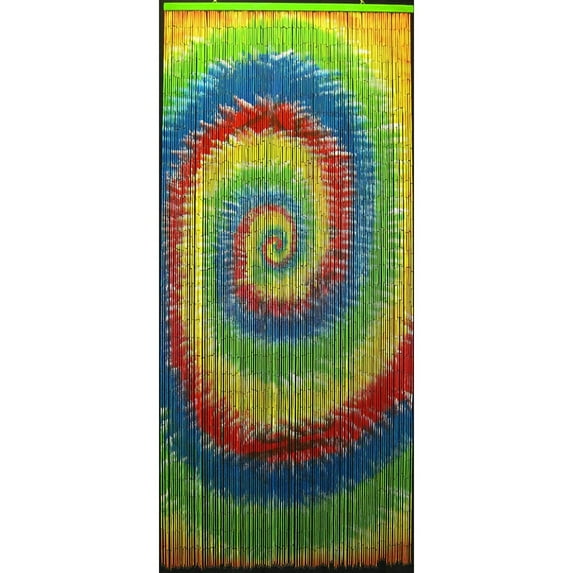 Beaded Doorway Curtains Bead Strands For Living Room Bedroom Door Kitchen Handmade Japanese Strings Vintage Divider Painted Art Tye Dye