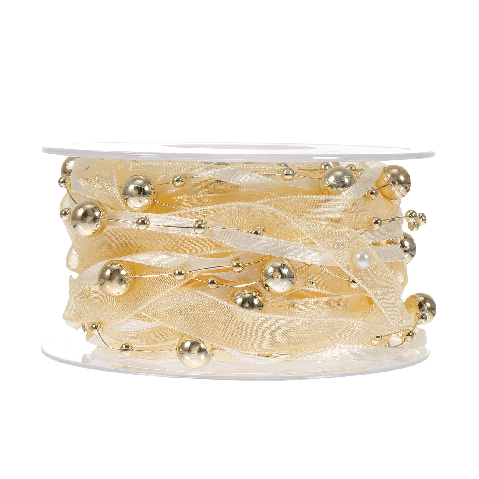 Beaded Embellished Ribbon Flower Arrangement Christmas Bow Wedding