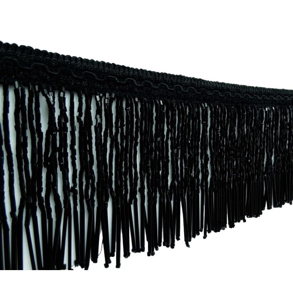 Beaded Fringe Ribbon Black Upholstery Decorative Curtain Supplies Craft By The Yard