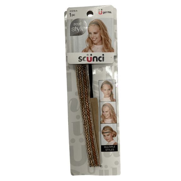 Beaded Headwrap, Elegant Hair Accessory with Intricate Beading, Comfortable, Secure Fit for All Hair Types, Perfect for Casual Wear, Parties, Wedding, Stylish, Versatile Headband, Beige