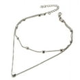thumbnail image 1 of Beaded Heart Double Layer Choker Necklace, 1 of 7