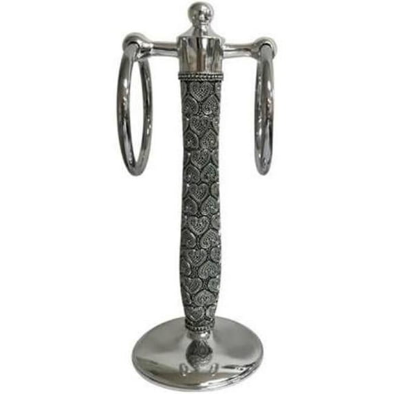 Beaded Heart Towel Ring