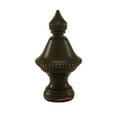 thumbnail image 1 of Beaded Knob Lamp Finial Spire Oiled Bronze 1.5"h, 1 of 4