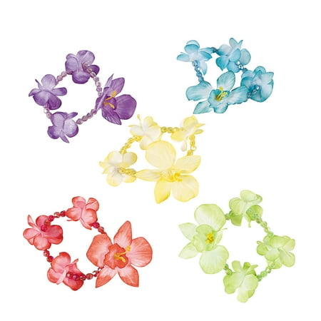 Beaded Lei Anklet - Apparel Accessories - 12 Pieces