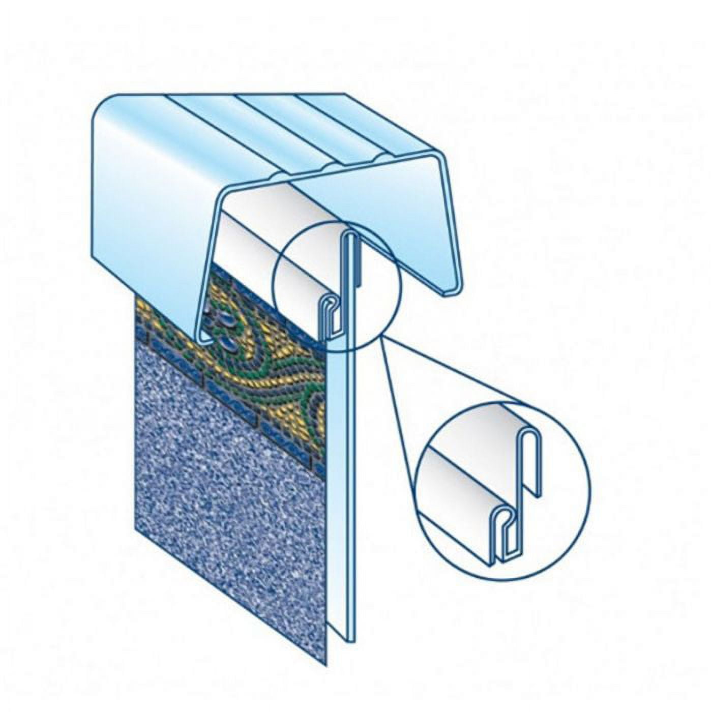 Beaded Liner Conversion Strips for Above Ground Swimming Pools