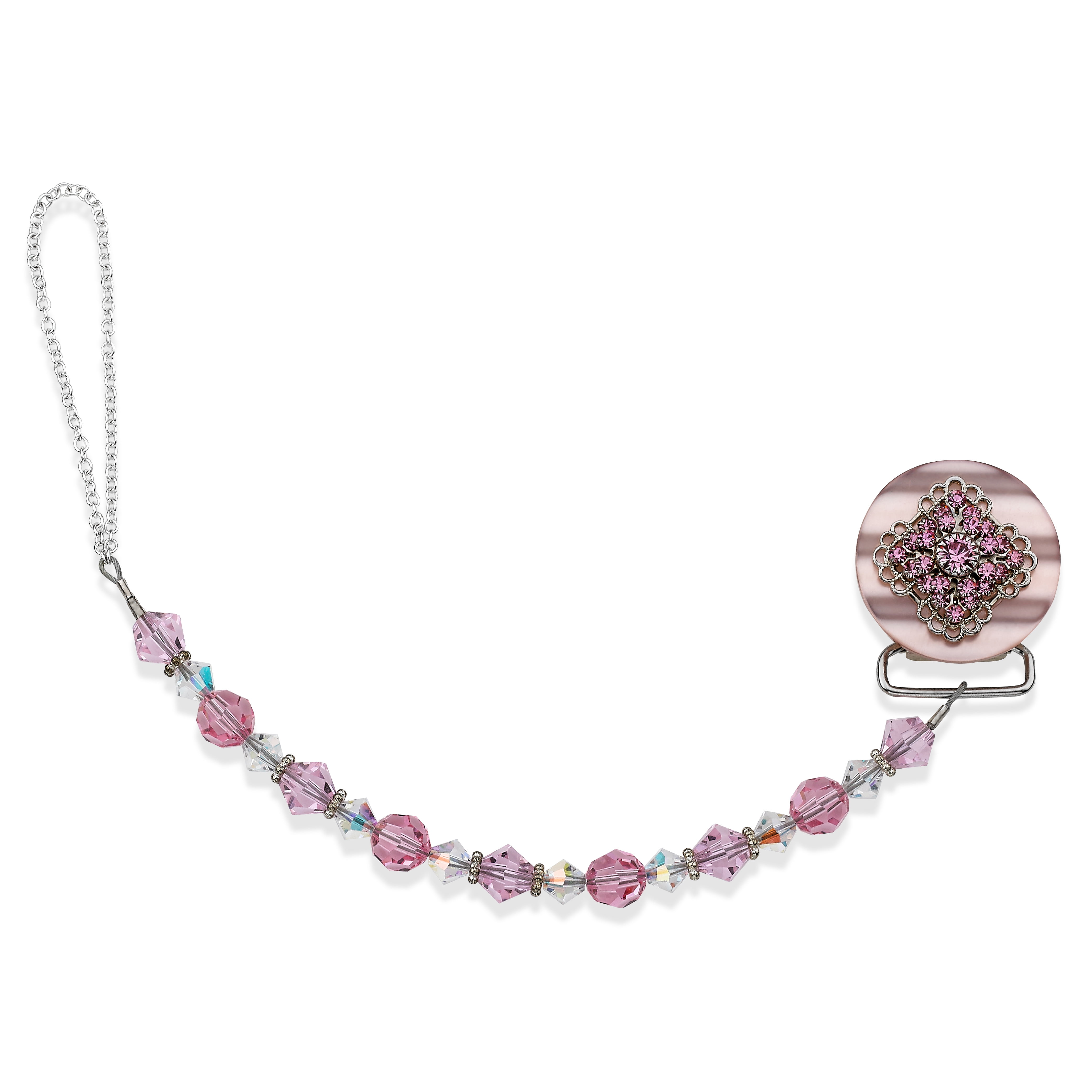 Beaded Luxury Pacifier Clip
