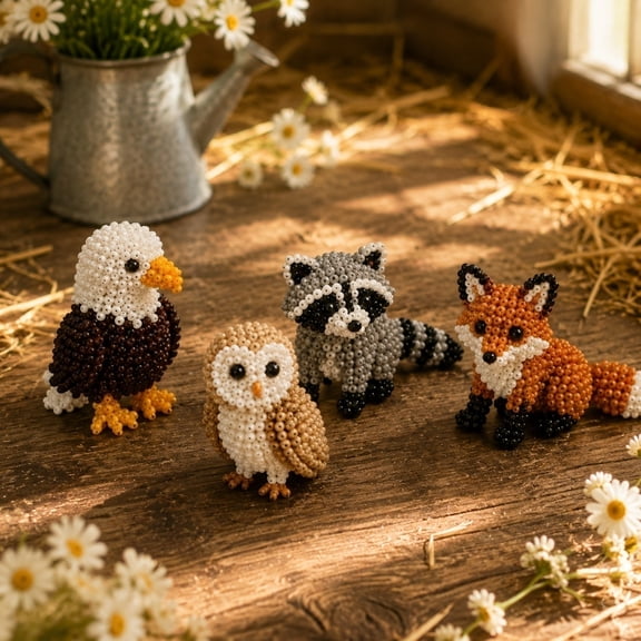 Beaded Pet DIY Kit Resin Animal Crafting Set, Beginner Friendly Stress Relief Handmade Decoration, Creative Gift for Adults Teens Ki*ds, Arts Crafts Activity for Dog Lovers