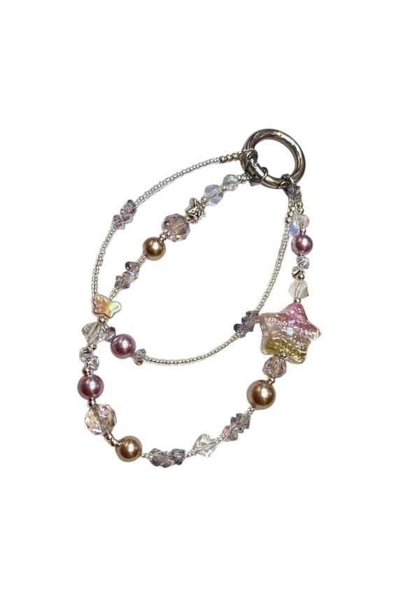 Beaded Phone Lanyard Fashion Phone Charm Strap Multiple Use Accessories for Keychain Smartphone Decoration Everyday Use
