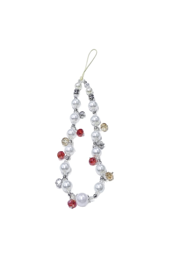 Beaded Phone Lanyard Fashion Phone Charm Strap Multiple Use Accessories for Keychain Smartphone Decoration Everyday Use