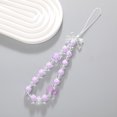 thumbnail image 1 of Beaded Phone Lanyard Wrist Strap Phone Charms Fixed Beads Pearl Chain Cute Phone Charms Cellphone Wrist StrapColorfulag Keychain Camera Decor, 1 of 3