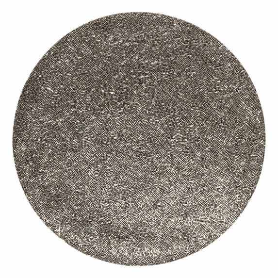 Beaded Placemat - Charcoal