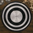 thumbnail image 1 of Beaded Placemats Set of 4 for Dining Table, Table Placemats, 14 Inches Round -  Black Silver, 1 of 8