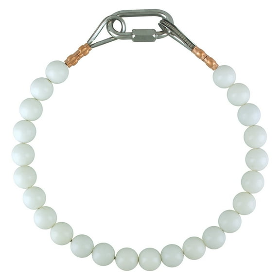 Beaded Retainer Ring - For 8in Butt Diameter White
