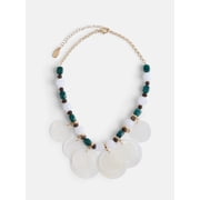Scoop Women s Beaded Shell Statement Necklace