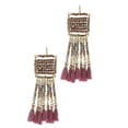 thumbnail image 1 of Beaded Statement Earring, 1 of 2