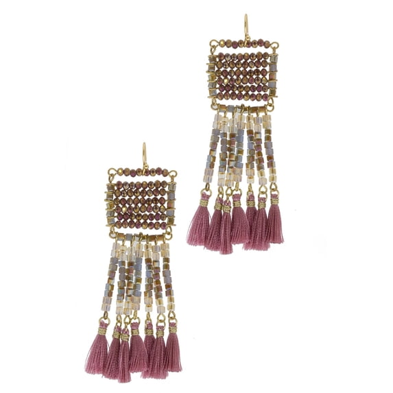Beaded Statement Earring